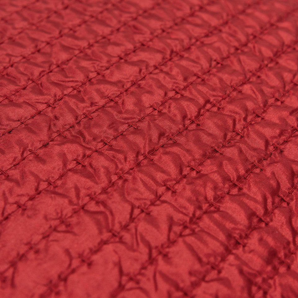 Red Smooth Weaved Modern Throw Pillow