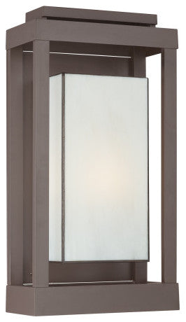Quoizel PWL8311WT One Light Outdoor Wall Lantern Powell Western Bronze