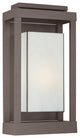 Quoizel PWL8311WT One Light Outdoor Wall Lantern Powell Western Bronze