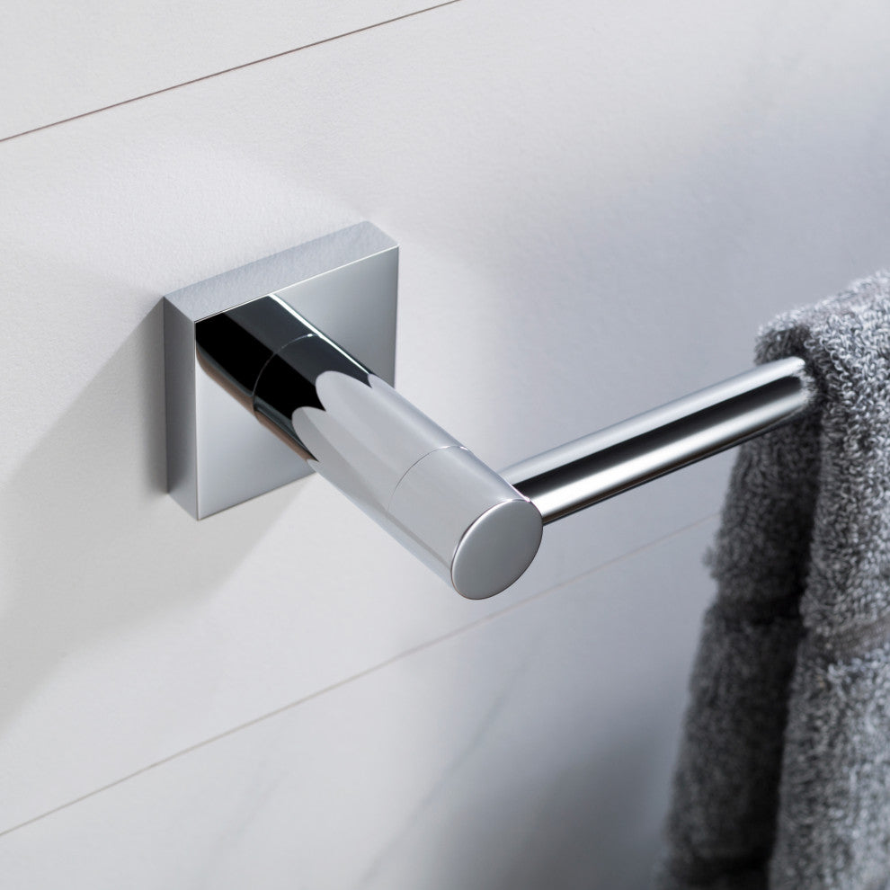Ventus Bathroom 18" Towel Bar, Chrome