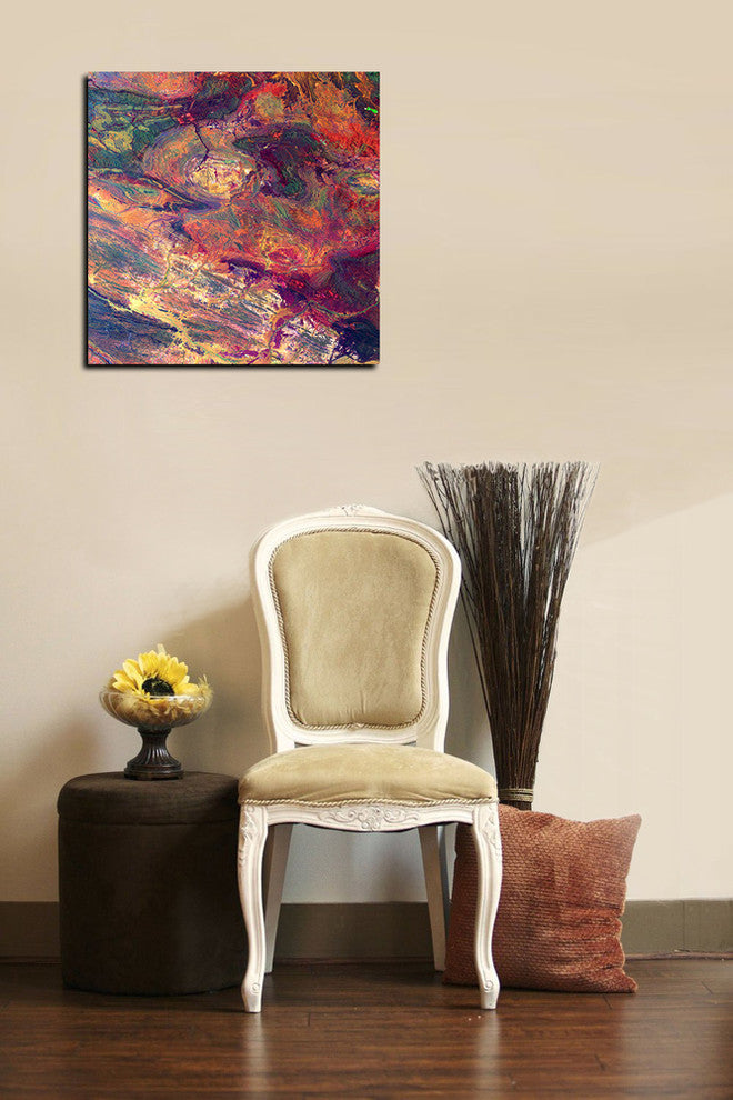 Epic Graffiti "Earth As Art: Australian Iron" Giclee Canvas Wall Art, 12"x12"