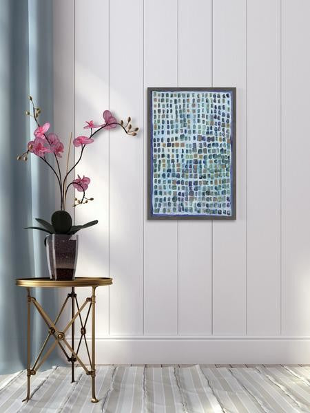 "Life's a Mosaic II" Framed Painting Print, 12"x18"