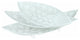 3 Piece Metal Tray, White