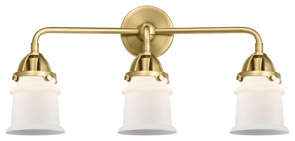 Innovations 288-3W-SG-G181S-LED Canton 3 Light 23.25 Vanity Light, Satin Gold
