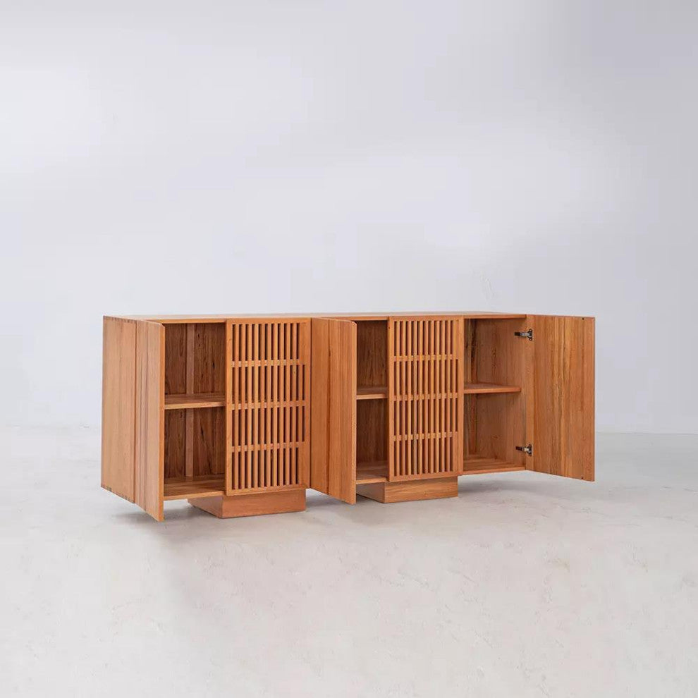 Zither 96" Sideboard, Pumpernickel