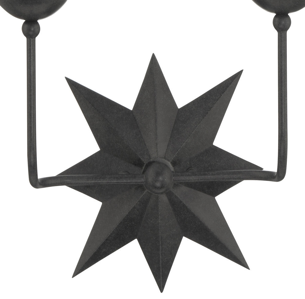 Astro 2-Light Black Wall Mount