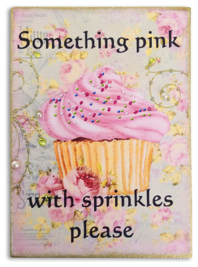 Paisley Mini Canvas, Something Pink With Sprinkles Please
