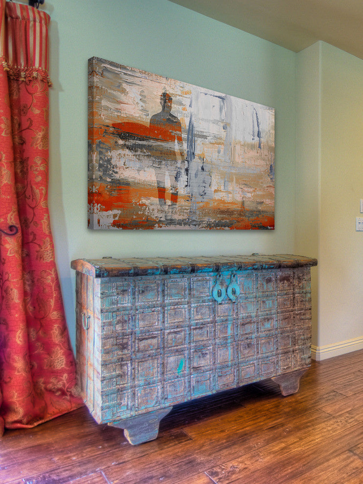 "Done for the Day" Painting Print on Wrapped Canvas, 24"x16"