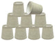 32048-9 Small Hardback Empire  Chandelier Clip On Lamp Shade Beige 3"x4"x4"