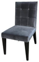 Florence Dining Chair, Set of 2, Gray Velvet