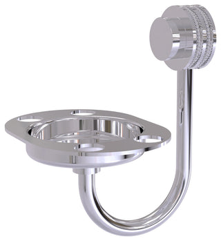 Venus Toothbrush Holder With Dotted Accents, Polished Chrome