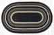 Earth Rugs C-313 Mocha / Frappuccino Oval Braided Rug 27" x 45"