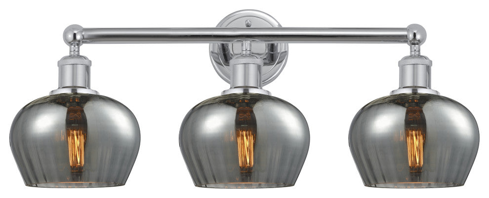 Innovations 616-3W-PC-G93 Fenton 3 Light 24.5" Bath Vanity Light Polished Chrome