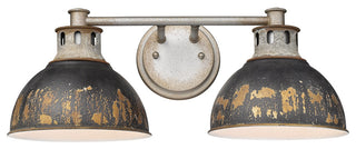 Golden Lighting 0865-BA2 ABI Kinsley 2 Light 19"W Vanity Light - Aged