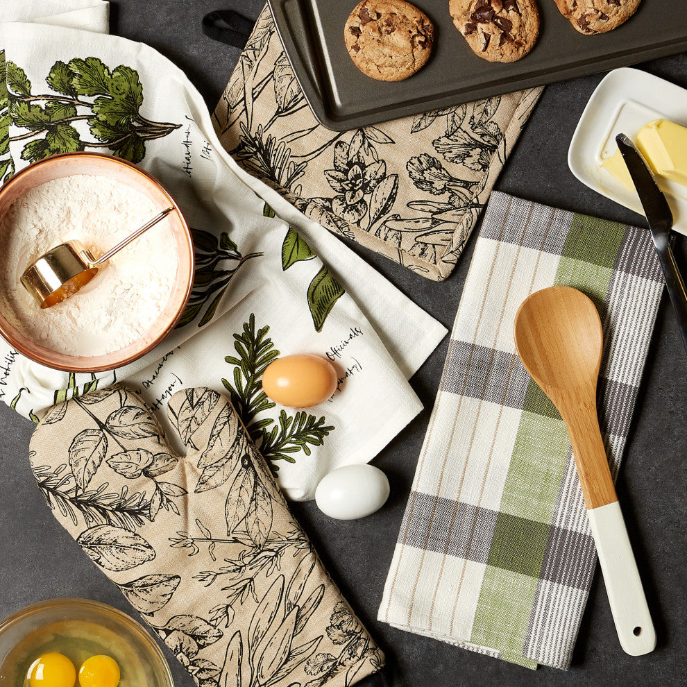 Fresh Herbs Kitchen Set of 4