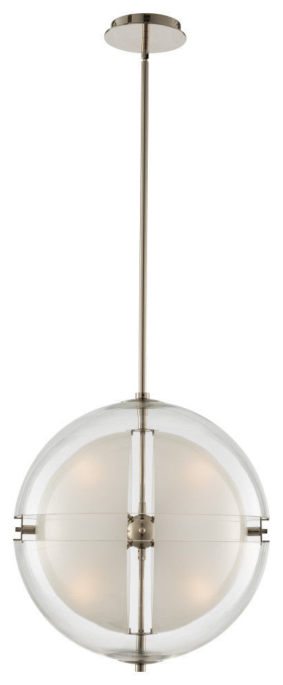 Sussex 18" Pendant, Polished Nickel