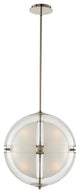 Sussex 18" Pendant, Polished Nickel