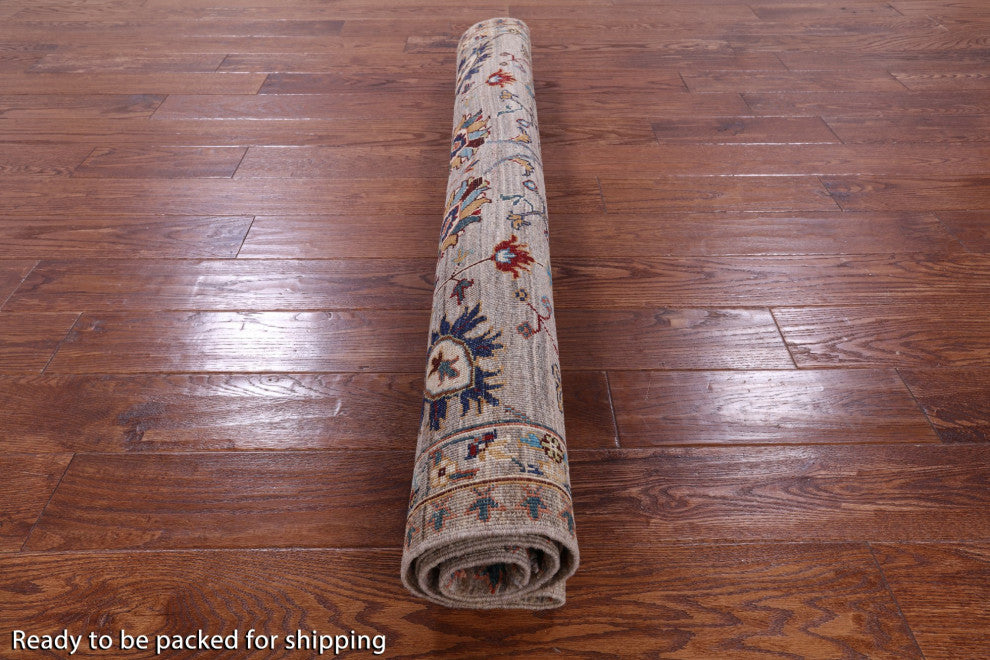 Handmade Persian Tabriz Wool Rug 4' 3" X 6' 5" Q10174