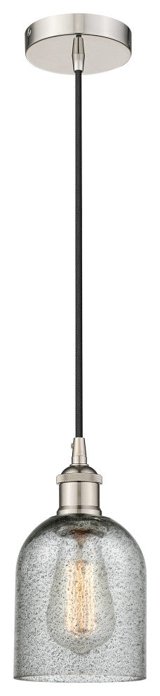 Innovations 616-1P-PN-G257 1-Light Mini Pendant, Polished Nickel