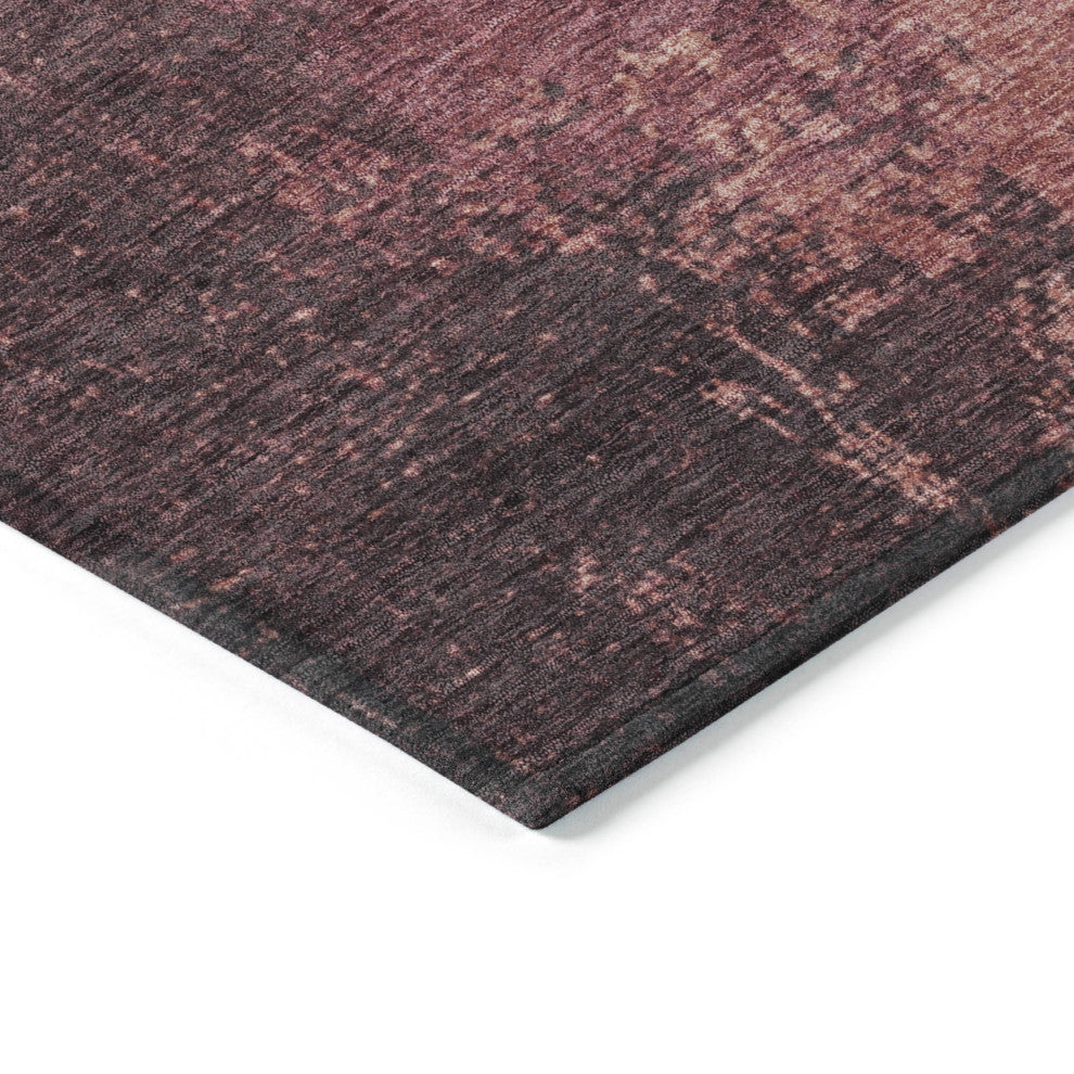 Machine Washable Indoor/Outdoor Chantille ACN1904 Coral 1'8" x 2'6" Rug