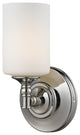 Cannondale 1-Light Wall Sconce, Chrome