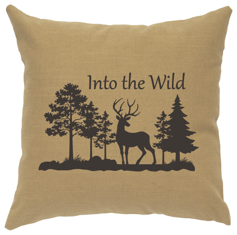 Image Pillow 16x16 Into Wild Linen Straw