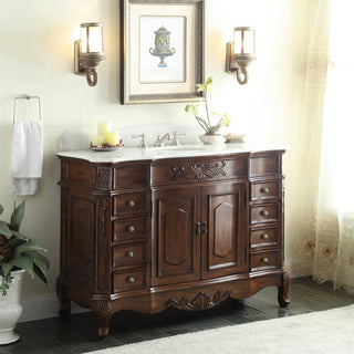 42" Old Fashioned Look Morton Bathroom Sink Vanity Model