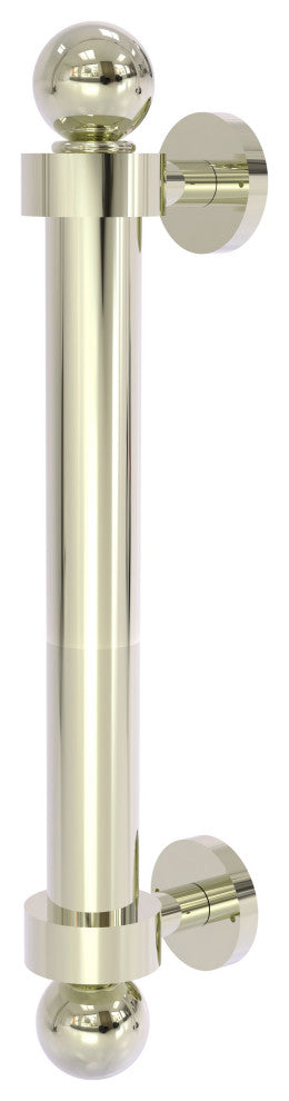 8" Reeded Door Pull, Polished Nickel