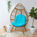 Mozaic Home Aqua Suede Egg Chair Cushion
