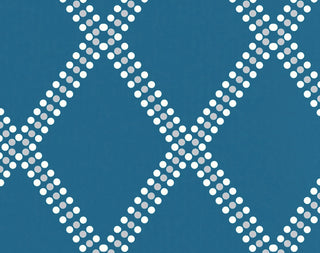 Diamond Dots Holiday Geometric Print Kitchen Towel, Teal