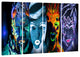 "Earth Fire Air and Water" Canvas Print, 4 Panels