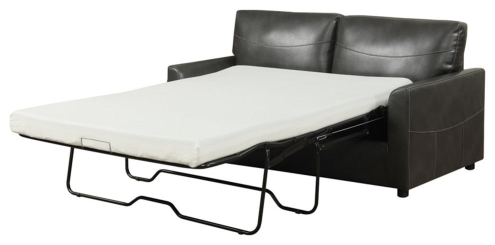 Vaughn Sleeper Sofa, Charcoal Gray, Full