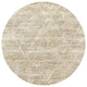 Ahgly Company Indoor Round Mid-Century Modern Area Rugs, 3' Round