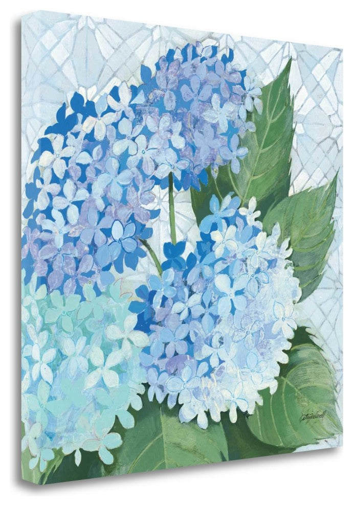 "Decorative Hydrangea II" By Kathrine Lovell, Giclee on Gallery Wrap Canvas