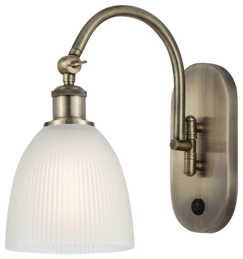 Innovations 518-1W-AB-G381-LED 1-Light Sconce, Antique Brass