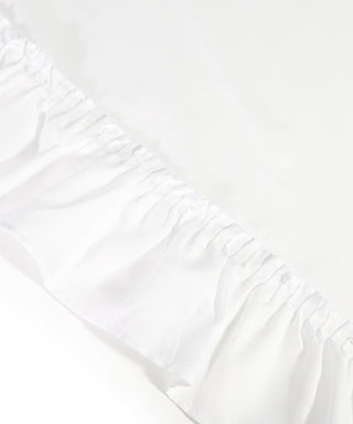 Ellis Curtain Stacey Tailored Tier Pair Curtains, White, 56"x36"