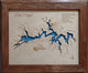 Lake Adger, North Carolina-Wood Lake Map, Large