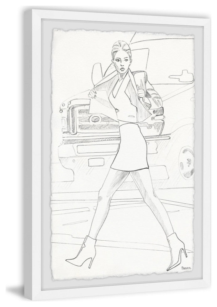 "Boots on Point" Framed Painting Print, 16"x24"