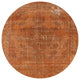 Ahgly Company Indoor Round Mid-Century Modern Area Rugs, 4' Round