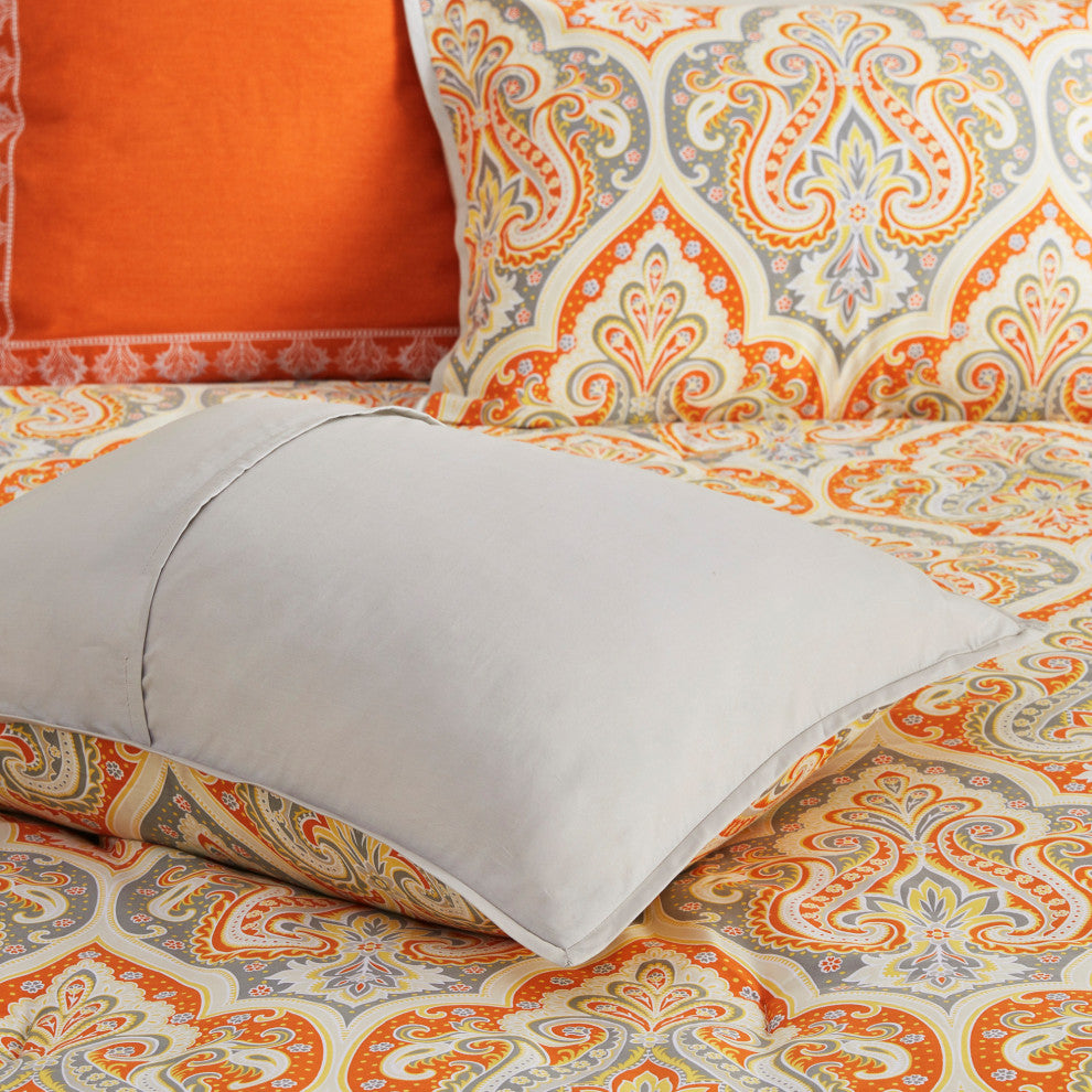 Madison Park Nisha Comforter Set in Orange