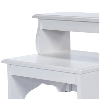 Butler Melrose Praline Step Stool, White