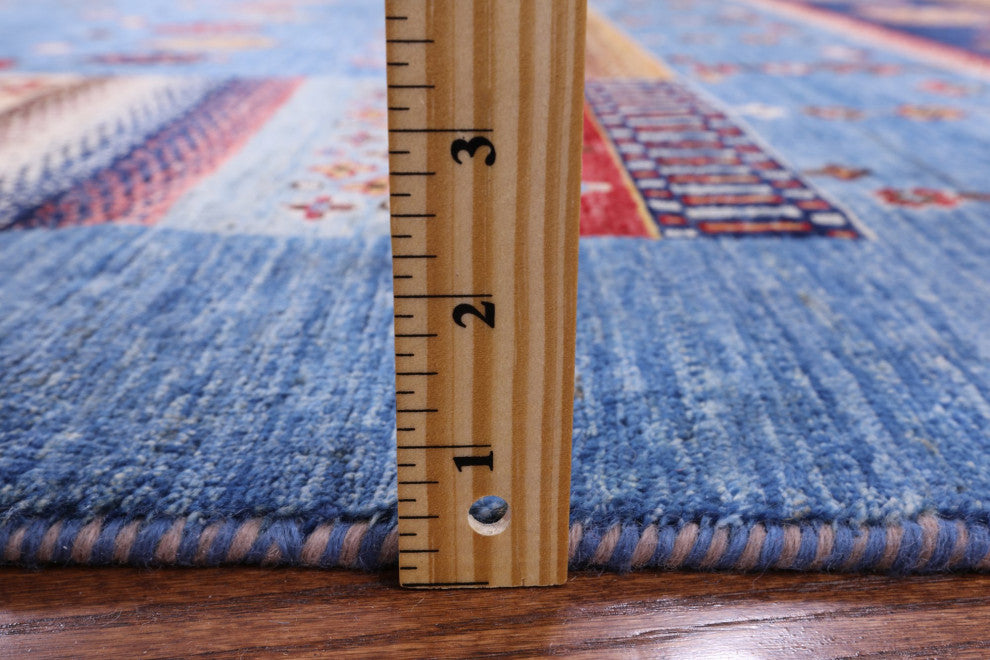 Handmade Tribal Persian Gabbeh Wool Rug 8' 0" X 9' 8" Q8021