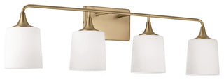 Capital Lighting 148941-541 Presley 4 Light 37"W Vanity Light - Aged Brass