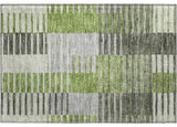 Premium Machine Washable Mayfield AMF687 Green 1'8" x 2'6" Rug