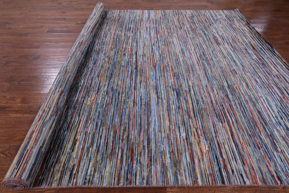 9' 0" X 11' 9" Persian Gabbeh Hand Knotted Rug Q6930
