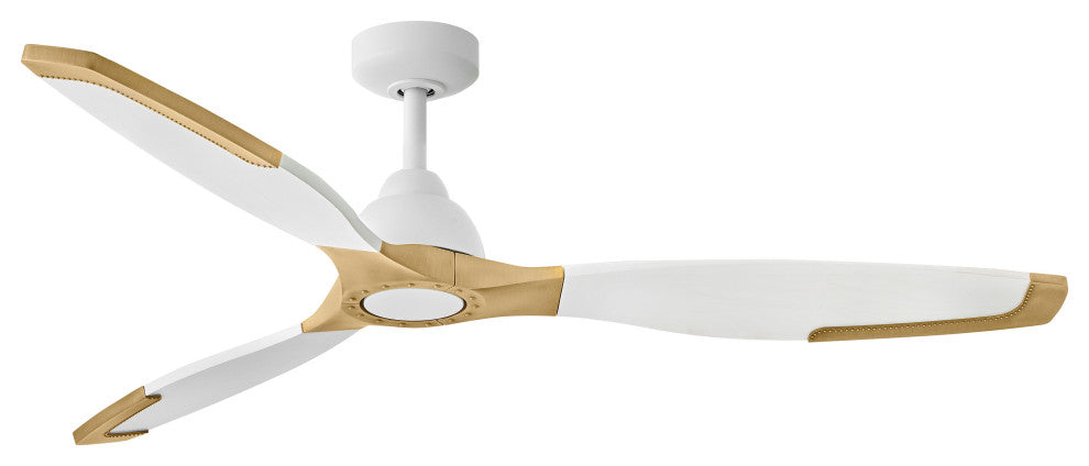 Hinkley Aileron 60" Led Smart Fan, Matte White