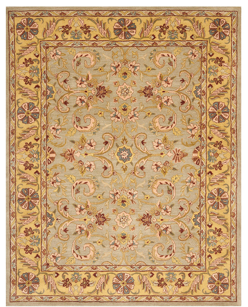 Safavieh Heritage Hg924A Green, Gold Area Rug