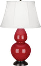 Robert Abbey RA-RR21 1-Light Table Lamp, Double Gourd