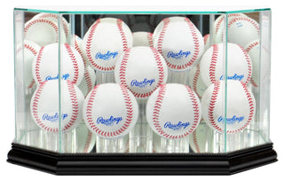 Octagon 9 Baseball Display Case, Black