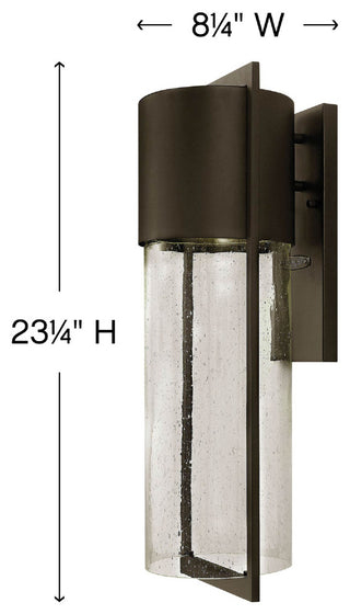 Hinkley Shelter One Light Wall Mount 1325KZ